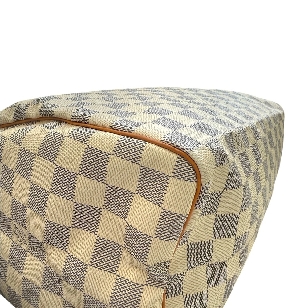 AUTHENTIC Louis Vuitton: Speedy 30 Damier Azur - Picture 7 of 16